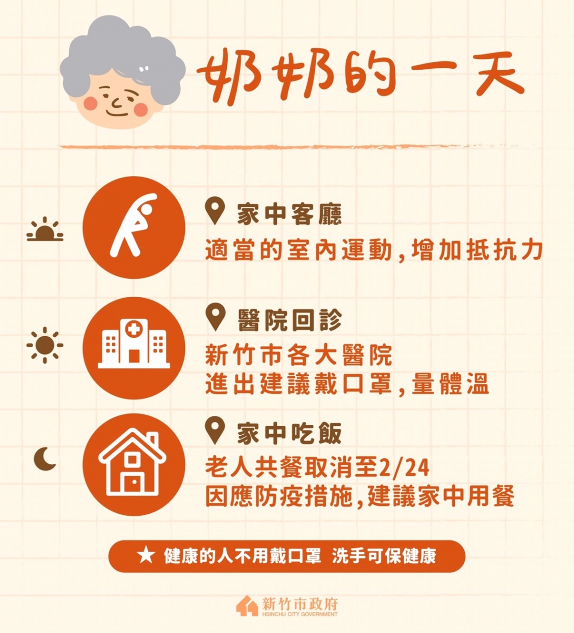 奶奶的一天